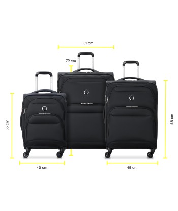 SKY MAX 2.0 - Set 3 Suitcases (L-79cm) (M-68cm) (S SLIM-55cm) l'achat 