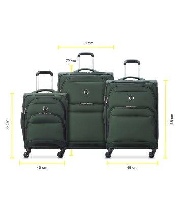 SKY MAX 2.0 - Set 3 Suitcases (L-79cm) (M-68cm) (S SLIM-55cm) l'achat 