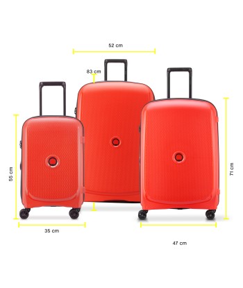 BELMONT PLUS - Set 3 Expandable Suitcases (L-82.5cm) (M-70.5cm) (S-55cm) meilleur choix