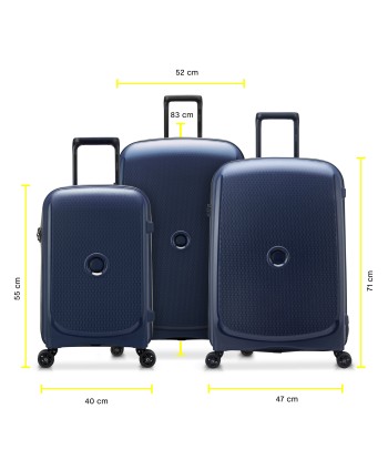 BELMONT PLUS - Set 3 Suitcases (L-83cm) (M-71cm) (S-55cm) Fin de série