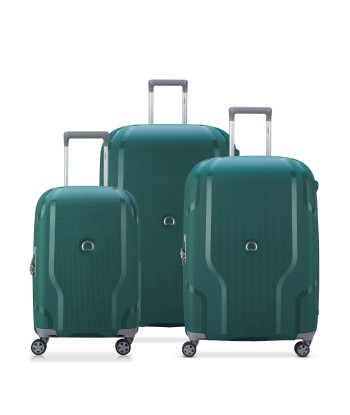 CLAVEL - Set 3 Suitcases (L Ext.-83cm) (L Ext.-70cm) (S Ext.-55cm) l'évolution des habitudes 