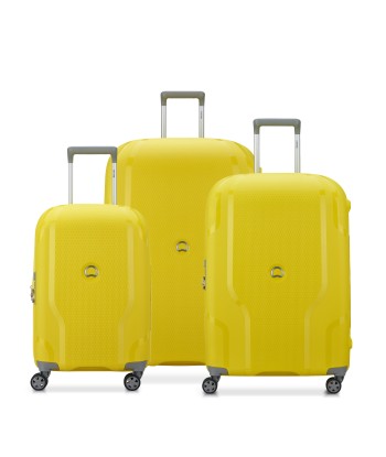 CLAVEL - Set 3 Suitcases (L Ext.-83cm) (L Ext.-70cm) (S Ext.-55cm) l'évolution des habitudes 