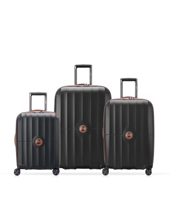 ST TROPEZ - Set 3 Expandable Suitcases (L-77cm) (M-67cm) (S-55cm) de pas cher