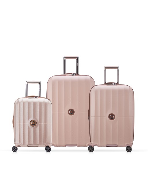 ST TROPEZ - Set 3 Suitcases (L-77cm), (M-67cm) (S SLIM-55cm) rembourrage situé sous