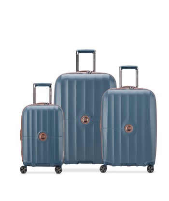 ST TROPEZ - Set 3 Expandable Suitcases (L-77cm) (M-67cm) (S-55cm) la colonne vertébrale