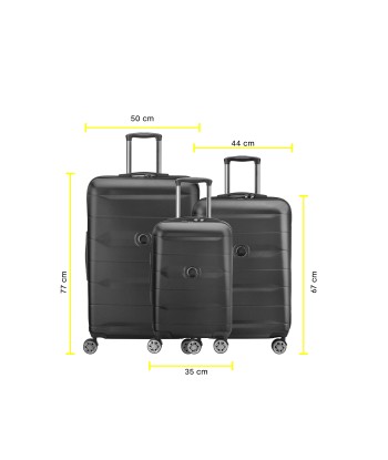 COMETE + - Set 3 Suitcases (L-76cm) (M-66cm) (S-55cm) Venez découvrir notre 